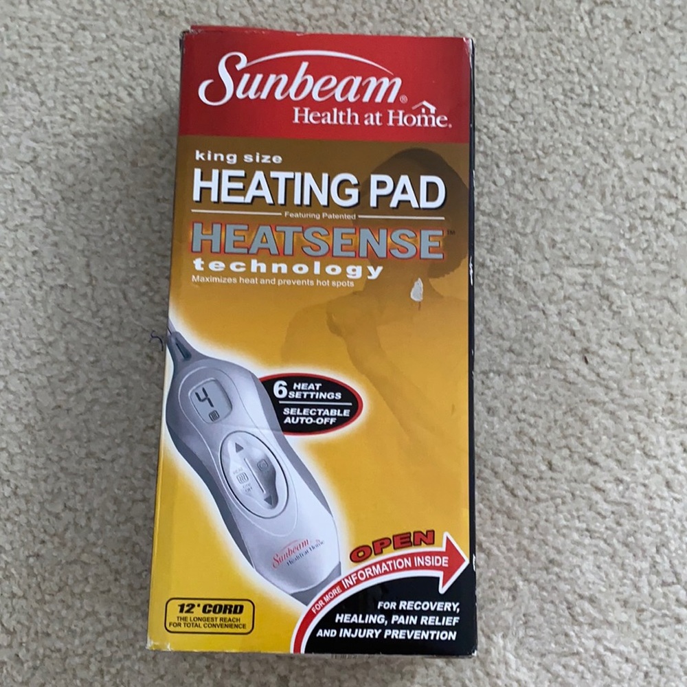 COPY - sunbeam king size heating pad